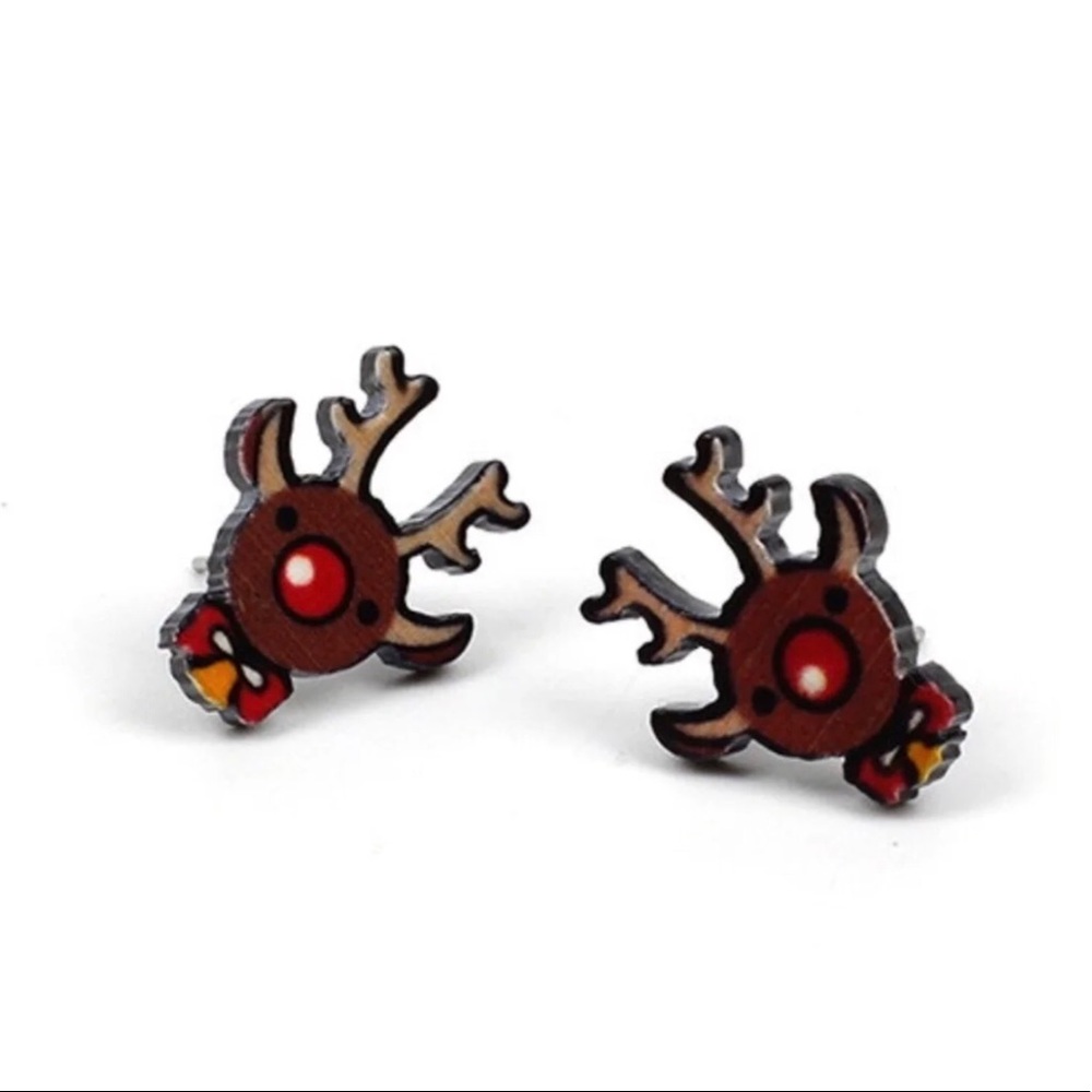 Reindeer Stud Earrings